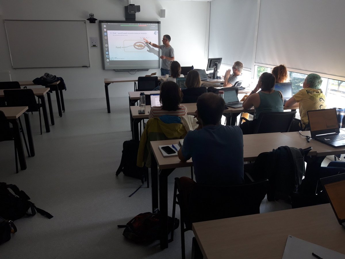 AFHalieutique's tweet photo. Une belle participation pour nos ateliers de ce matin #FLR, modéles #trophiques, Climprod2.0 et sciences participatives en amont de #AFH22 https://t.co/NIppKroHyx
