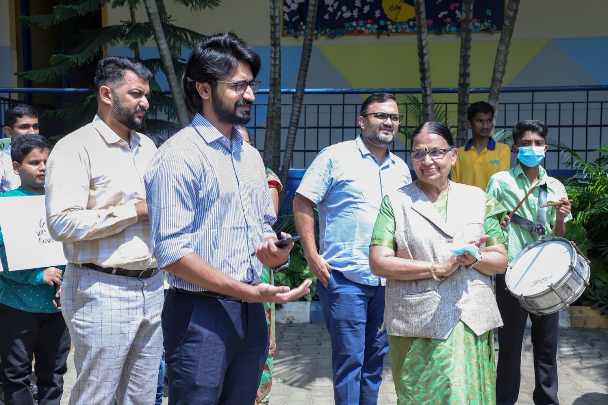 TeamLBTC's tweet photo. It was an honor for our founder Mr. Anirudh S Dutt to be invited as chief guest to his alma mater, 'Insight Academy' on the occasion of world environment day. 
He addressed the students and inaugurated 'Insight's Nurturing Nook'on campus.
#teamlbtc #education #school #Sustainable https://t.co/CJrxxagk1t