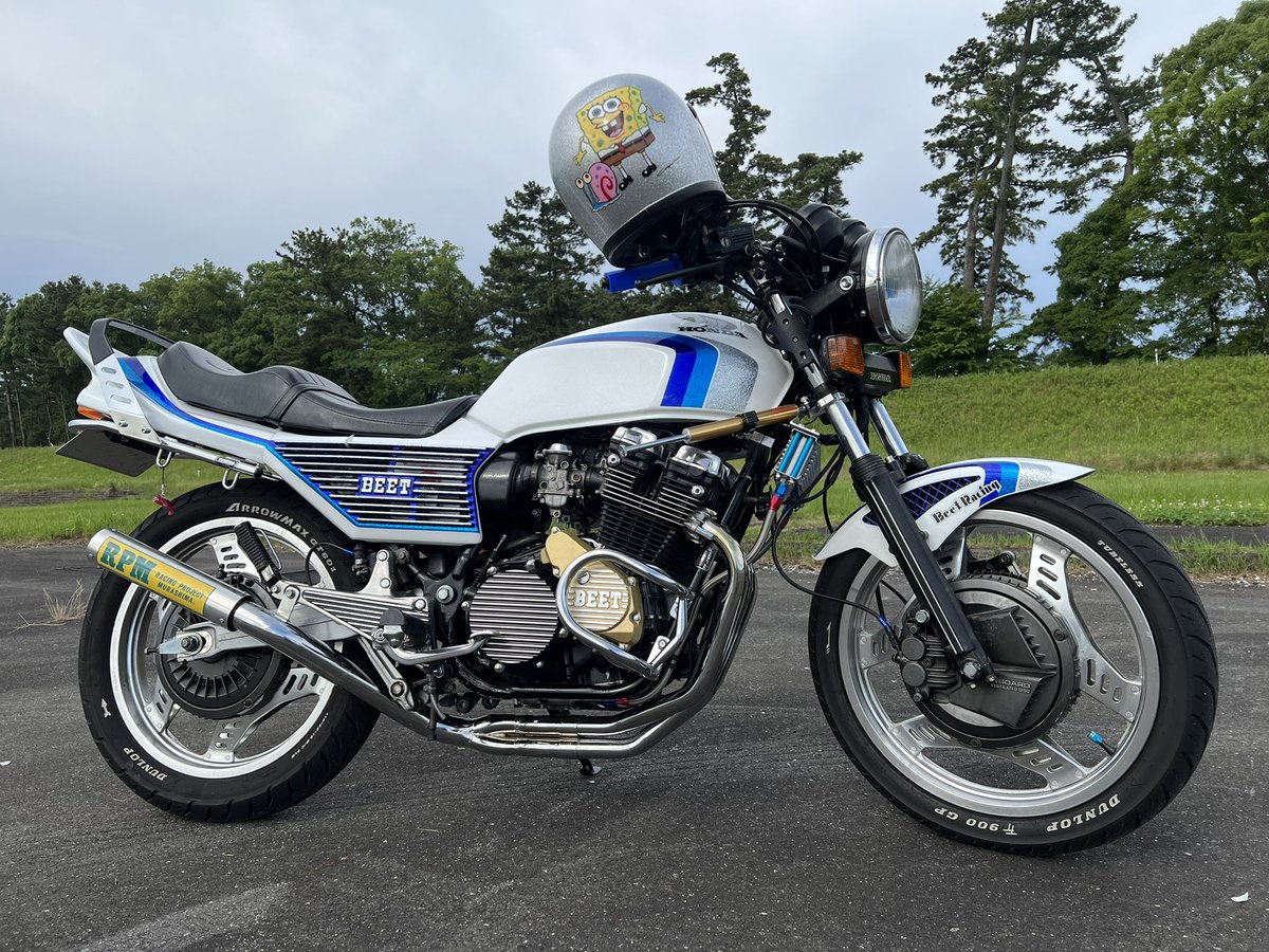 banbandateee's tweet photo. 記録用
2022
#HONDA
#CBX400f
#CBX550F
#CandyLife
#Candyart
#岩崎塗装店
#スポンジボブ https://t.co/9V6SnhYIvC