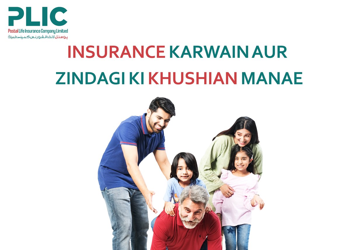 PLICLimited's tweet photo. INSURANCE karwain aur Zindagi ki KHUSHIAN  manae!

#plic #plicl #insurance #secure #policy #family #security https://t.co/wu4fQNwJox