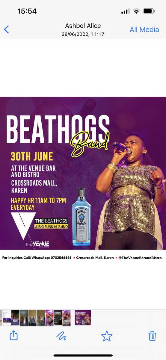 thebeathogs's tweet photo. The Beathogs bring their live funk show to the Venue Karen. This Thursday 30 June. Join the party! https://t.co/wYEuo3l0Fm