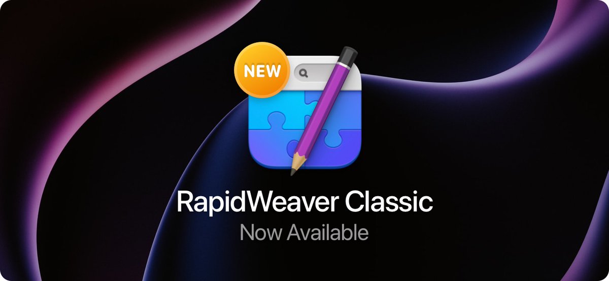 🔥 RapidWeaver Classic is Now Available.

realmacsoftware.com/rapidweaver/