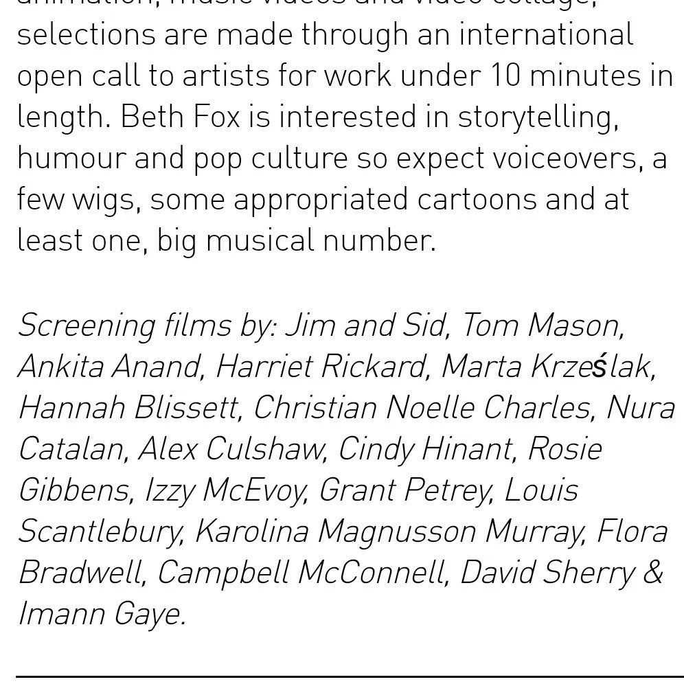 GrantPetrey's tweet photo. My film Mesmer screening as part of BF artists film festival @_TheWhitechapel https://t.co/99lqoh2F3p