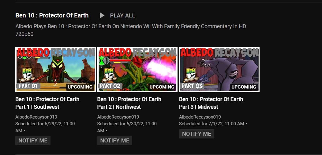 AlbedoRNATION's tweet photo. Hey Everyone , Tomorrow Is The Day! #Ben10GameMarathon Begins With #Ben10ProtectorOfEarth! Livestreams Scheduled & Successfully In The Playlist. Cant Wait!!
https://t.co/ihVq4MxC1J https://t.co/czeBo8evzS