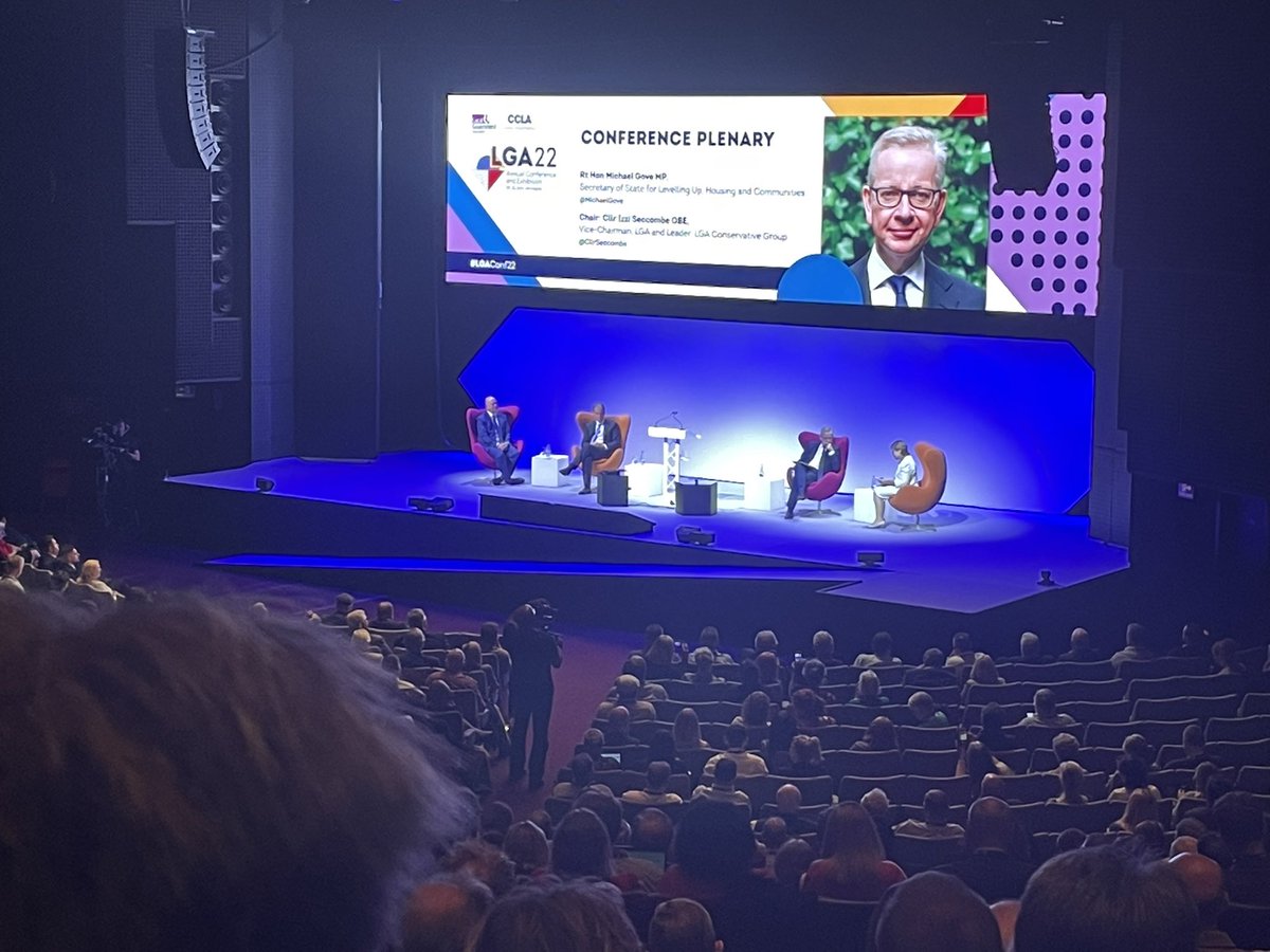 I doubt I will get quite as many delegates as <a href="/michaelgove/">Michael Gove</a> when I represent the <a href="/retrofitacademy/">The Retrofit Academy</a> at the <a href="/LGAcomms/">Local Government Association (LGA)</a> conference later today. But good to be here and lots of interest in #retrofit.