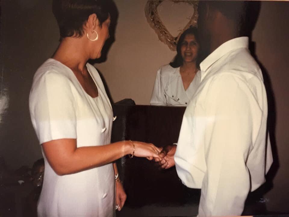 6OnTheWay's tweet photo. Twenty six years of marriage, 37 years together. We’ve raised 2 great men, we’ve seen the world together, we’ve hit bumps in the road, yet we’re still standing.
#HappyAnniversary to us! May we be blessed with many more!
#love #marriage #blessed #thankful #itswork #family https://t.co/a6PBtmjdSu