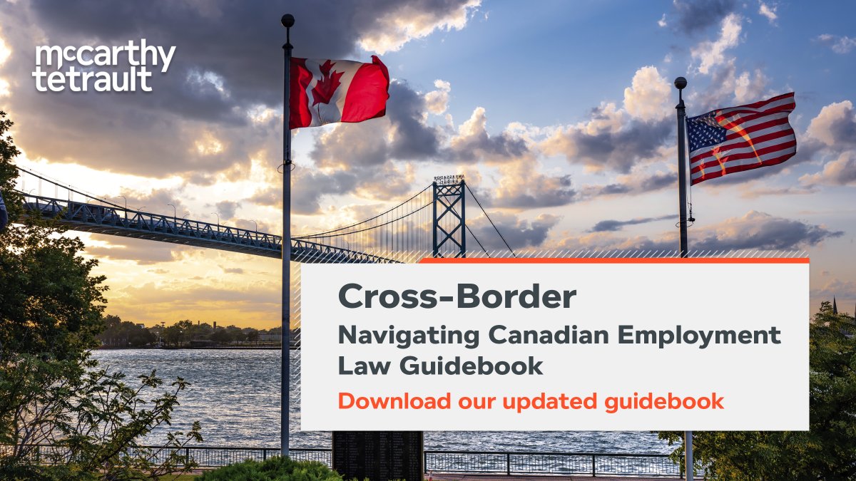 McCarthy_ca's tweet photo. Expanding into Canada? Learn about the differences between Canadian and U.S. labour and employment laws that cross-border companies need to know about. Download our guidebook to learn about issues that can affect your business: https://t.co/iDsSoyq2Ds https://t.co/OS0A7IwBDM