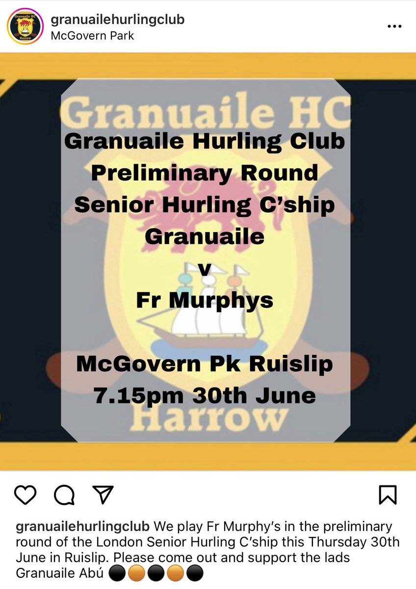Granuaile Hurling London (@granuailehcldn) on Twitter photo 