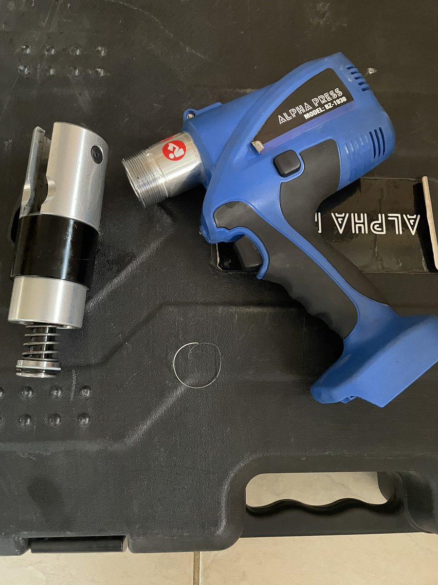 ecoGASBH's tweet photo. wow wow WOW!!! Fantastic service from the guys @AtsEquipment !! Crimping tool failed on Thursday, collected, travelled the length of the country, repaired and back in my hand by 10:00 am Tuesday morning 👏🏼👏🏼👏🏼👏🏼👏🏼 awesome customer care!!! https://t.co/vbpgie8T5N