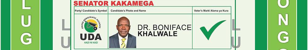 Kakamega county has decided that the next senator is <a href="/KBonimtetezi/">Dr Boni Khalwale, CBS</a> a  tested and verified leader.
<a href="/felix_akoyo/">FelixMandelaAkoyo</a>