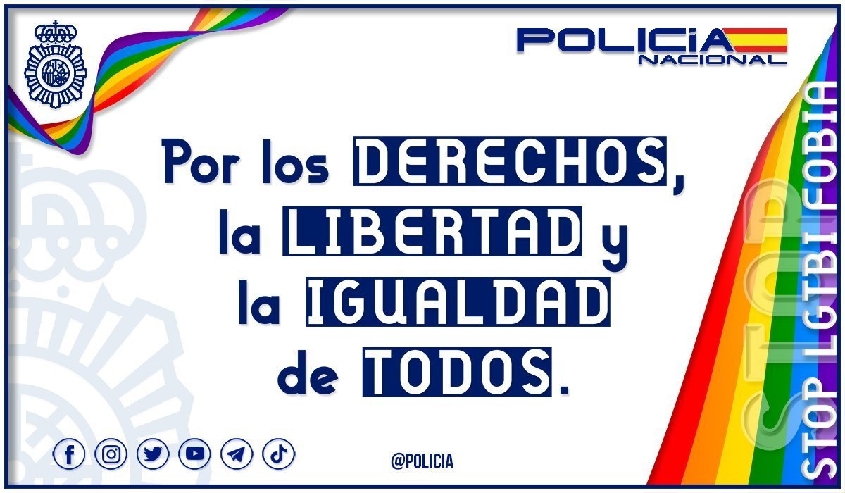 Recuerda...

#Respeto➡ porque El #amor es libre ❤️🧡💛💚💙💜

#OrgulloLGTBI
