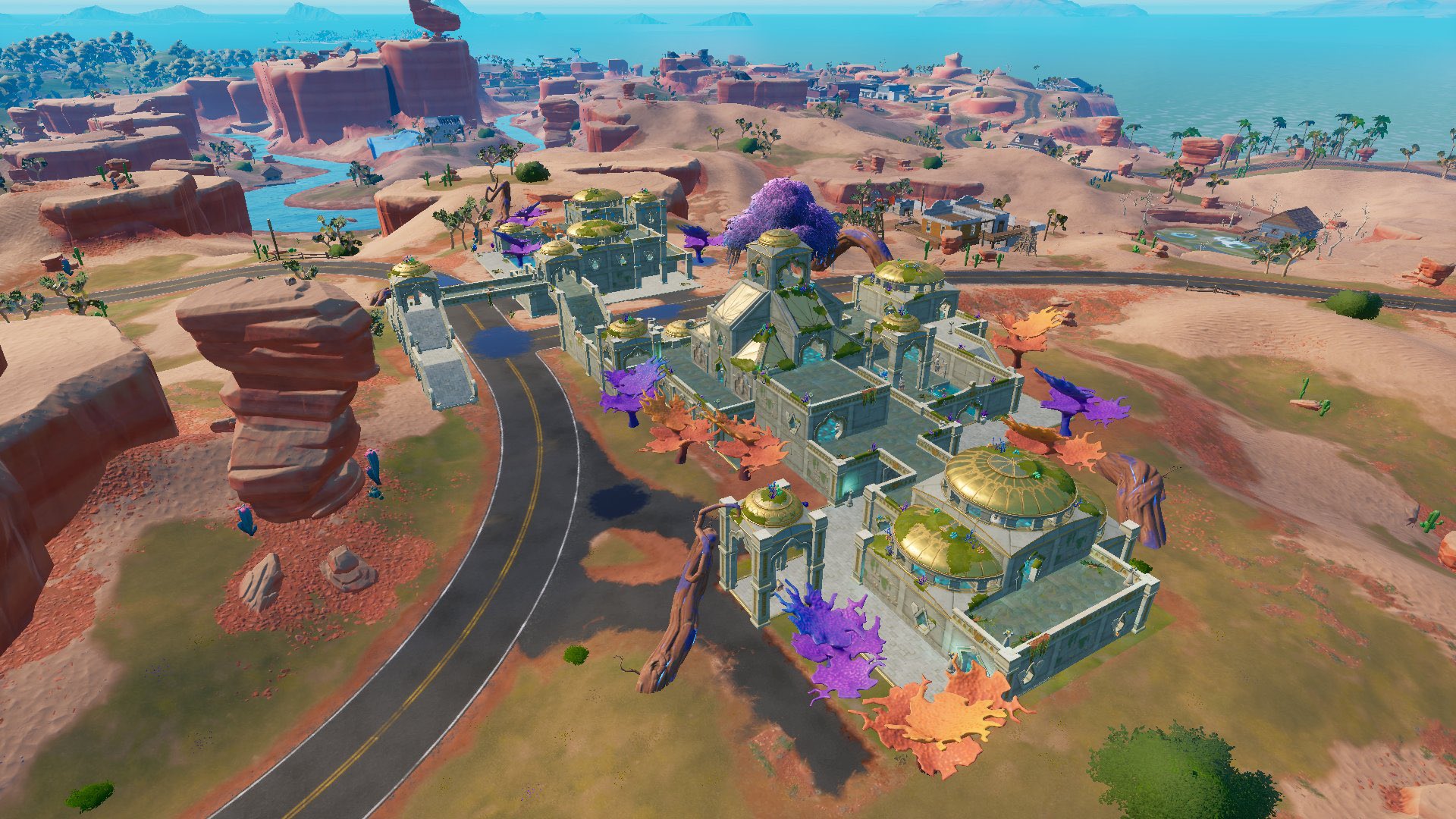 Butter Barn as Coral Castle in Fortnite 