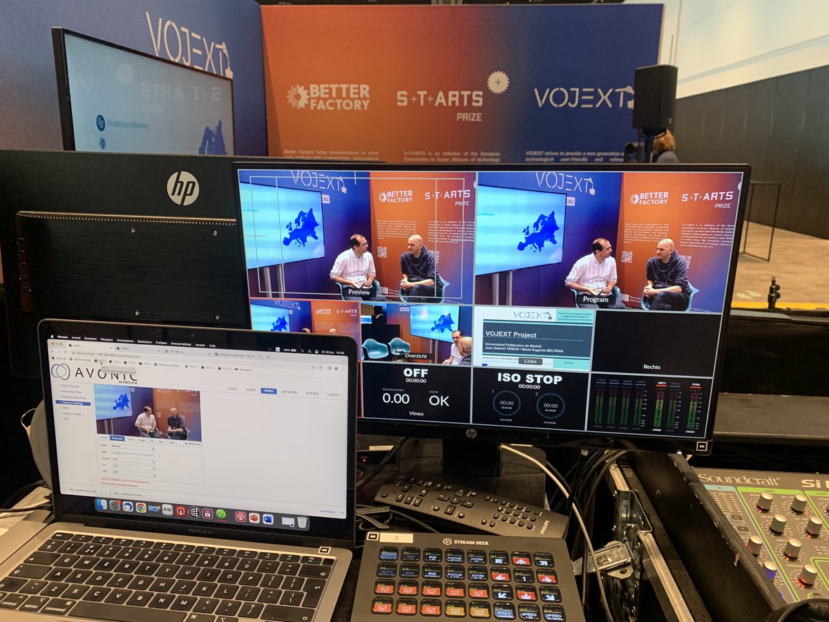 albana_shala1's tweet photo. Happening now at @European Robotics Forum - VOJEXT - it’s about user-friendly technology, where artists explore creative robotic uses, cocreation  &amp; societal acceptance ⁦@waag⁩ ⁦@STARTSEU⁩ https://t.co/LlTUNIUwOK