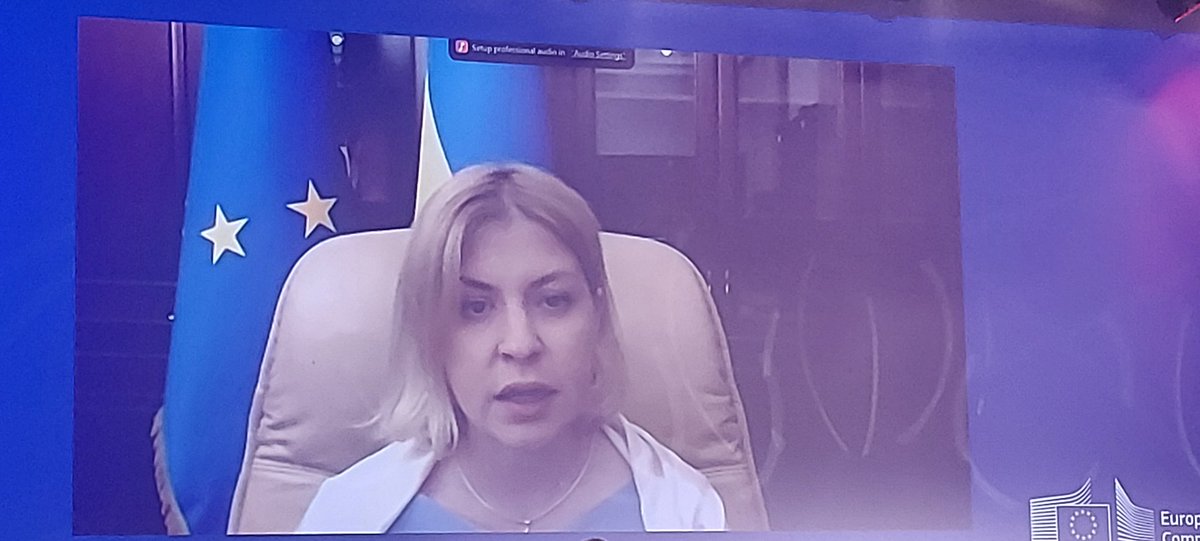 dimitridefre's tweet photo. Impressive participation of Stefanishyna Olha, Deputy Prime Minister for European and Euro-Atlantic Integration of Ukraine, during the high-level session of #CPForum describing the involvement of #EUCivPro in supporting the government and community in responding to war horror. https://t.co/3hS1YqR9U9