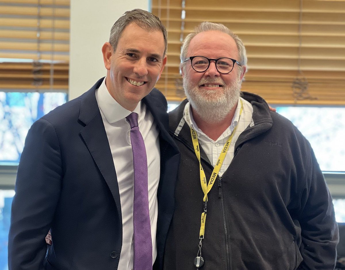 One of Australia’s best, fairest, sharpest, classiest writers on the economy, Colin Brinsden, is leaving AAP in the press gallery this week, and this time I fear he actually means it! 

Thanks <a href="/brinny56/">Colin Brinsden</a> - you’ll be missed, but all the best for what comes next. 

#auspol #ausecon