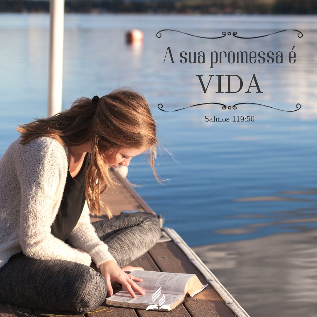 Este é o meu consolo no meu sofrimento: A tua promessa dá-me vida. Salmo 119:50

#leiaabiblia #biblia #versobiblico #estanabiblia