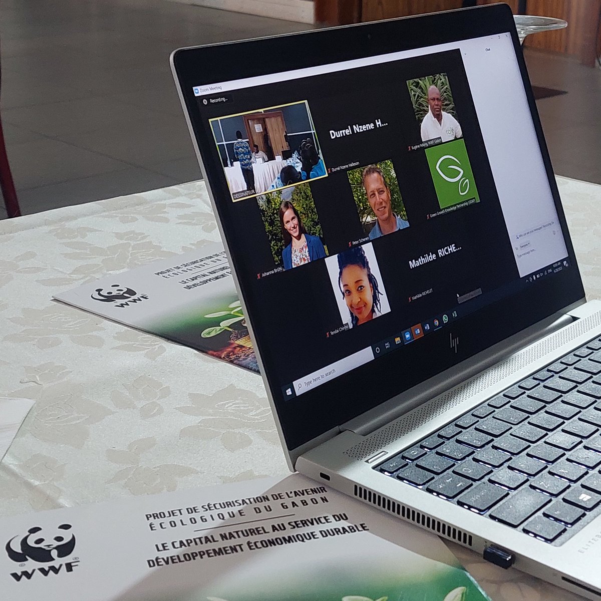 WWFGabon's tweet photo. Africa Green Economy Conference starts in #Gabon ! 2 days of discussions around the preservation and the valorization of our natural capital in the #Congo Bassin 🌳🌴

#NatureForAfrica #AGEC #Agenda2030 https://t.co/P00HlEmtAU