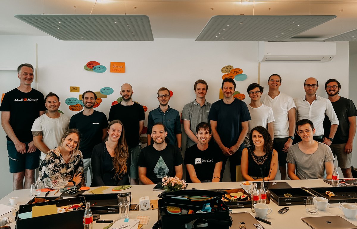 SQUERdev's tweet photo. Last week, we were able to experience our first internal conference! #SQUERConf was packed with great impulses, new perspectives, a lot of brain food as well as the perfect opportunity to get to know each other better outside of the day-to-day project work! 🚀🚀 https://t.co/dZqaGPgyvU