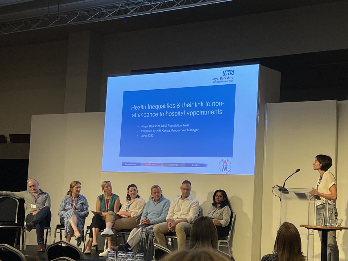 CNEamonn's tweet photo. ‘Poverty is very bad for your health’ - Kiki our equalities lead presenting the brilliant ⁦@RBNHSFT⁩ ‘HSJ award nominated’ work re reducing inequalities in Reading https://t.co/HWbv4Sqr7T
