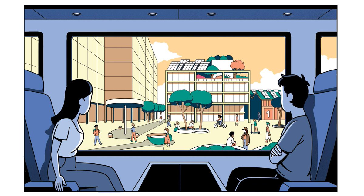 The winning group set to redevelop #Rome's Tuscolana site as part of <a href="/c40cities/">C40 Cities</a> Reinventing Cities initiative has been announced, including London-based international #architecture practice <a href="/AFK_studios/">Arney Fender Katsalidis</a>.

More from <a href="/MonocleMag/">Monocle Magazine</a>: monocle.com/magazine/issue…

Illustration: Mikael Moune