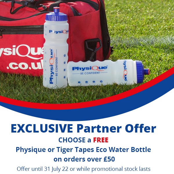 FREE eco water bottle from <a href="/PhysiqueMgmt/">Physique Management</a>!
Throughout Jul 22, you can choose between a Physique or Tiger Tapes bottle for FREE when you spend £50+ with Physique.
To claim yours just add the bottle you want at the checkout when you make an order of £50.
pitchero.com/clubs/hampshir…