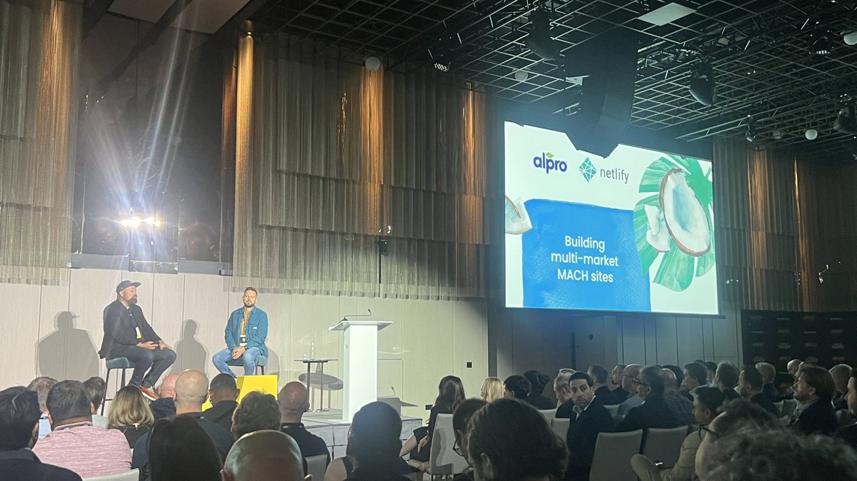 Multi market Mach with Ralph Urmel from Alpro at #MACHONE