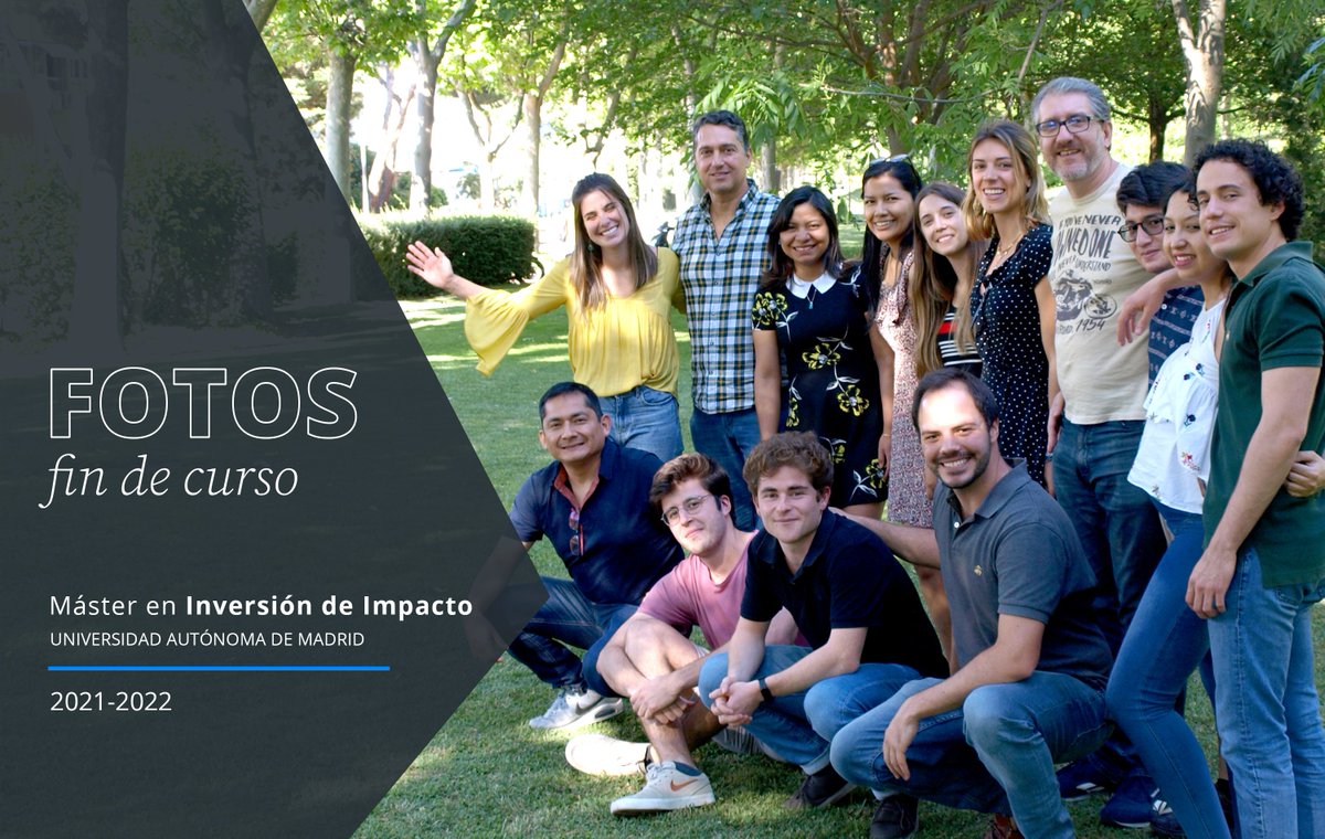 impacto_uam's tweet photo. 📅 🎓 Finaliza un nuevo curso con este excelente grupo que durante ocho meses ha trabajado con pasión y muchas ganas de aprender. 

Enhorabuena por todo el trabajo realizado en este curso. ¡Merecidas vacaciones! 🎉🎉

#MIIUAM #MasterInversionImpactoUAM #InversiónDeImpacto #UAM https://t.co/Sxdk1cvW7m