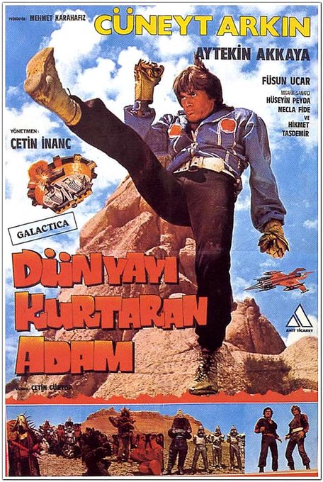 #TurkıshStarWars 'ın kahramanı,Türk aksiyon filmlerinin Bruce Lee'si, aşk filmlerinin Alain Delon'u, ''Bana akil adam teklifi geldi,tek sözüm hayır oldu.Türk Milletine akıl vermek kimsenin haddi değildir'' diyen cesur yürekli bilge adam #CüneytArkın mekanın Cennet olsun.