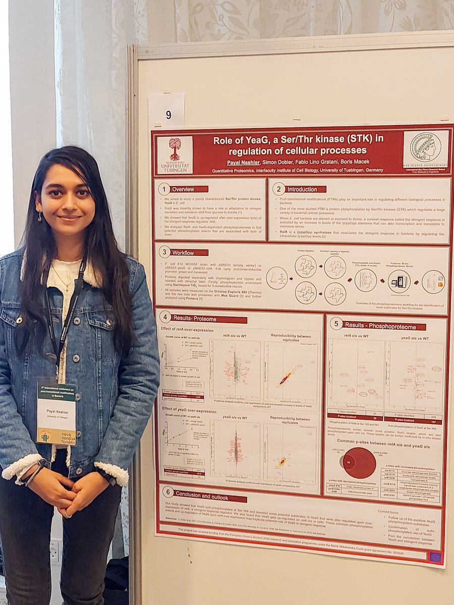 PestBin_ITN's tweet photo. ESR1 Leonarda Acha Alarcon and ESR9 Payal Nashier, presented posters at the 4th International conference on post-translational modifications in Bacteria (PTMBact 2022) held in Copenhagen on 5th and 6th May 2022. @PestBin_ITN @MSCActions @uni_tue @sahlgrenska @goteborgsuni https://t.co/ELLoqUzybs