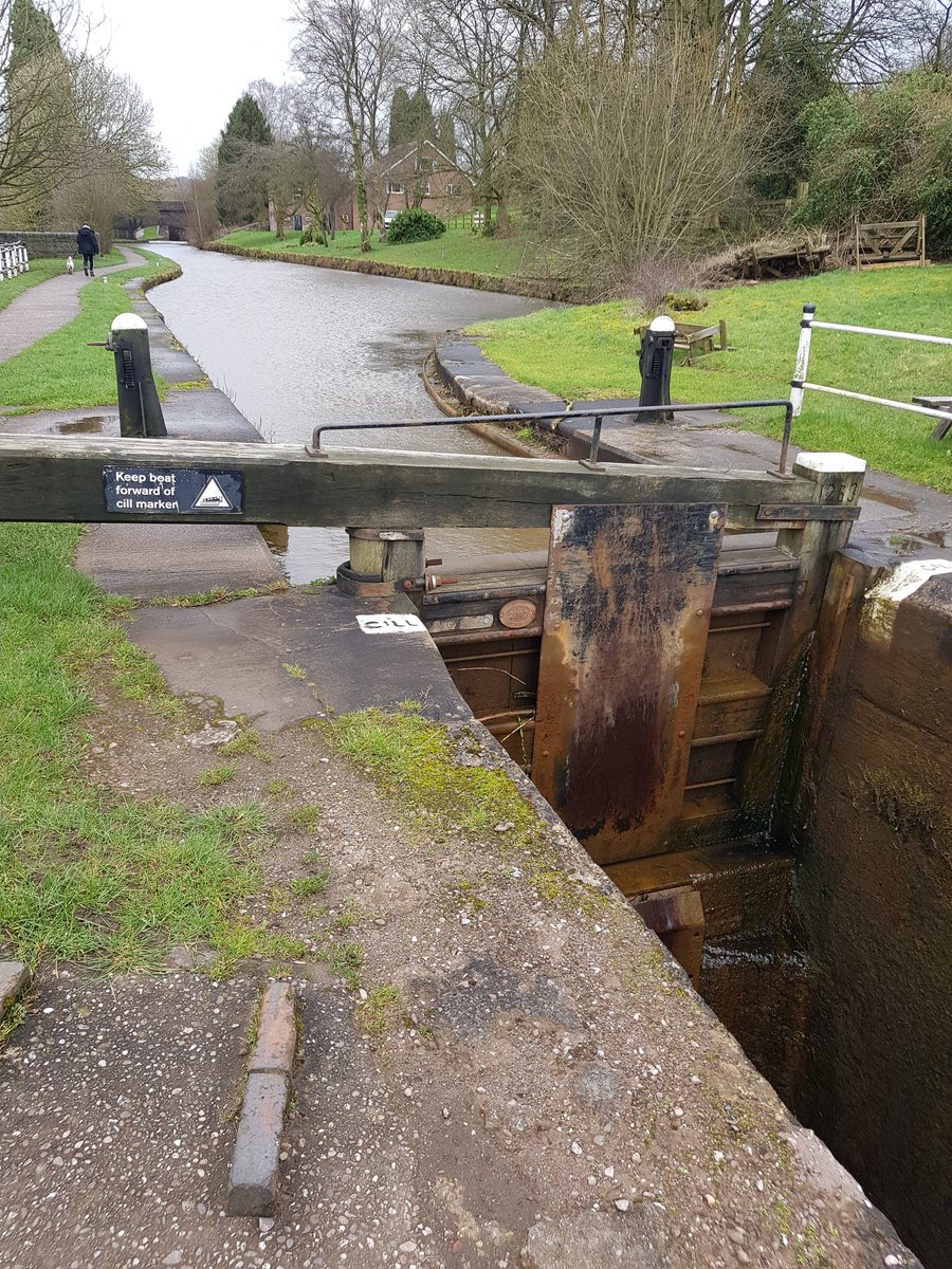 #lovestafford 
Canal and lock in kidsgrove