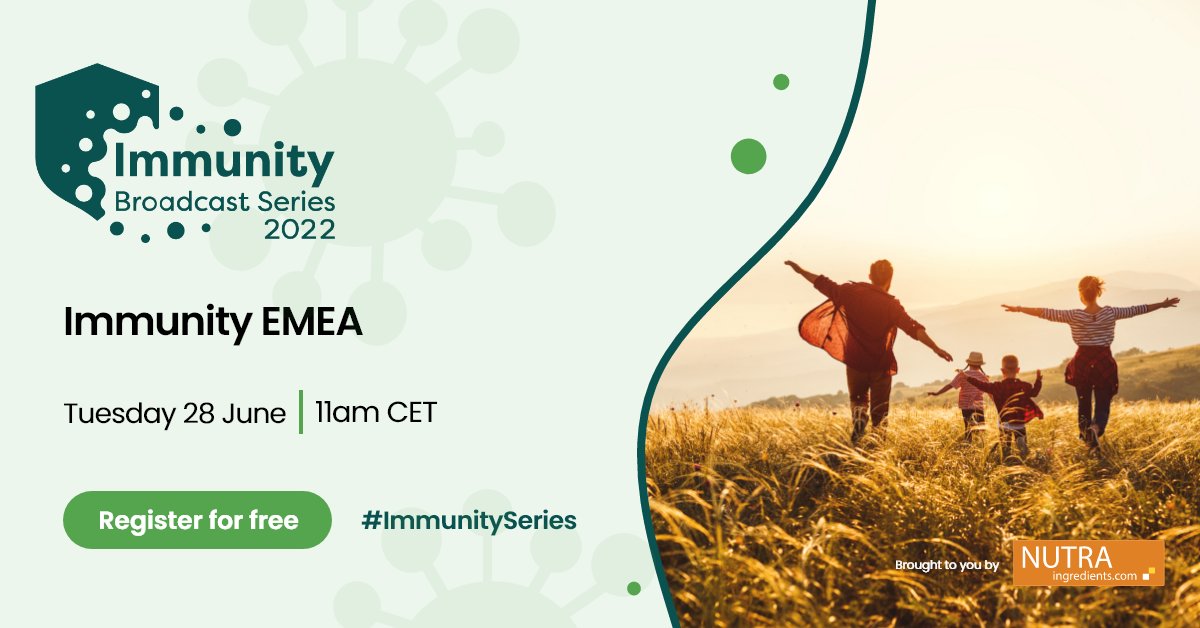 NutraGlobal's tweet photo. We’re continuing the #NutraIngredients Immunity Broadcast Series with a presentation by Dr. Lena Leder, Manager Science & Content at @Kappabio on ‘How do vitamin K2 and D3 complement each other…’
Don’t miss out! Register here > https://t.co/2c5r3SXhUo
#ImmunitySeries https://t.co/pJ6wxuPm32