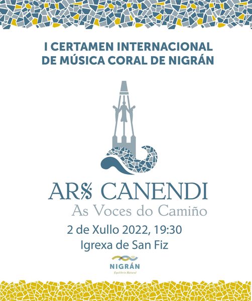 coroainur's tweet photo. ¡Terminamos el curso en Galicia! Asistiremos al I Certamen Internacional de Música Coral que organiza el @ConcelloNigran el 2 de julio, en la Iglesia de San Félix del municipio pontevedrés.  #CanariasCrea de @IslasDeCultura https://t.co/0Sg8f2hrdQ