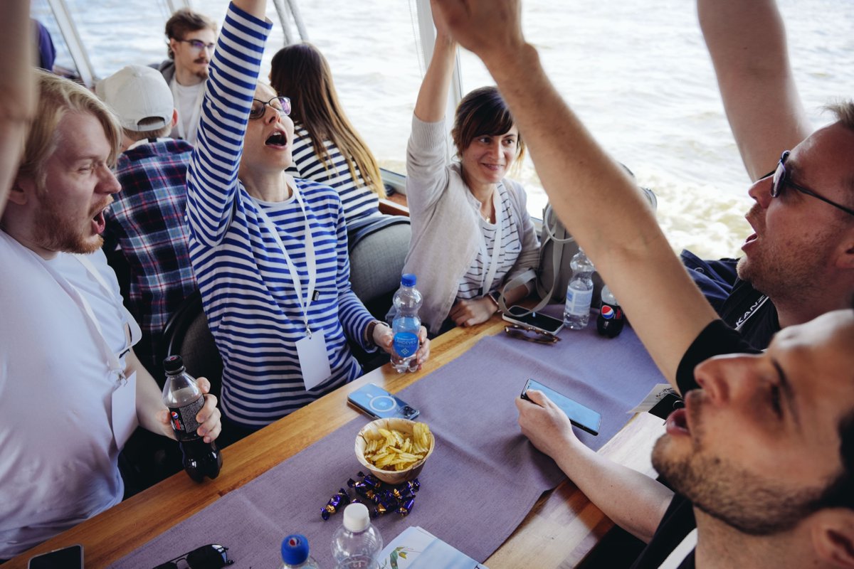 Rightware's tweet image. A thousand memories in just one day! Island hopping in the Helsinki arhipelago, solving mysteries, playing Mölkky, and partying, we celebrate the summer like nobody else ☀️
#Rightware #coolplacetowork #summerparty