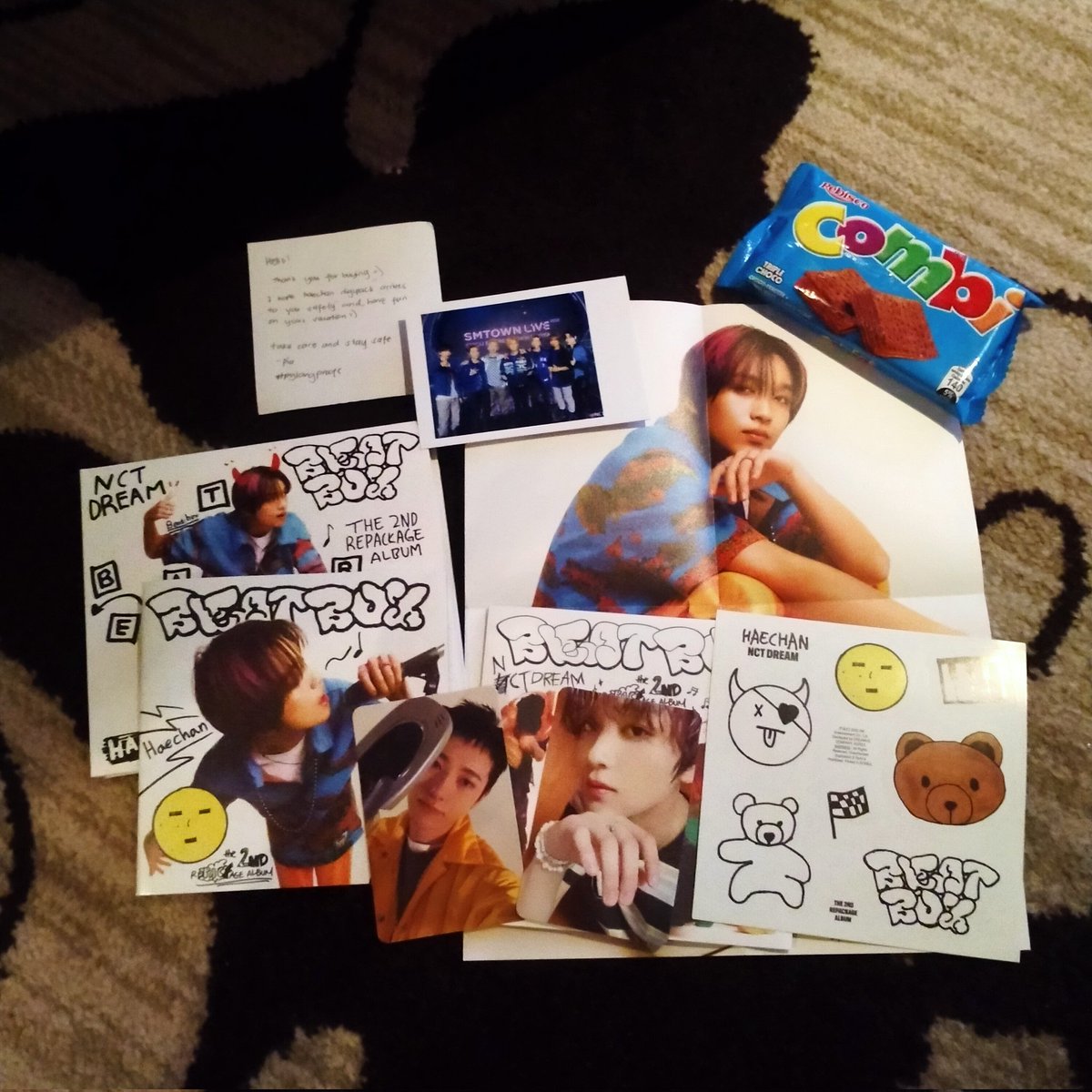 naoicrt's tweet photo. 📦 #rinmailzz | love package from @pyongpiang !

hi, pia! i safely got haechan digipack sealed and pulled renhyuck! thank you so much for the freebie and for packing it well. thank you, too for the fast and hassle-free transaction. thank you so much! 

🗯️ #pyiangproofs https://t.co/KqIKE4VFCC