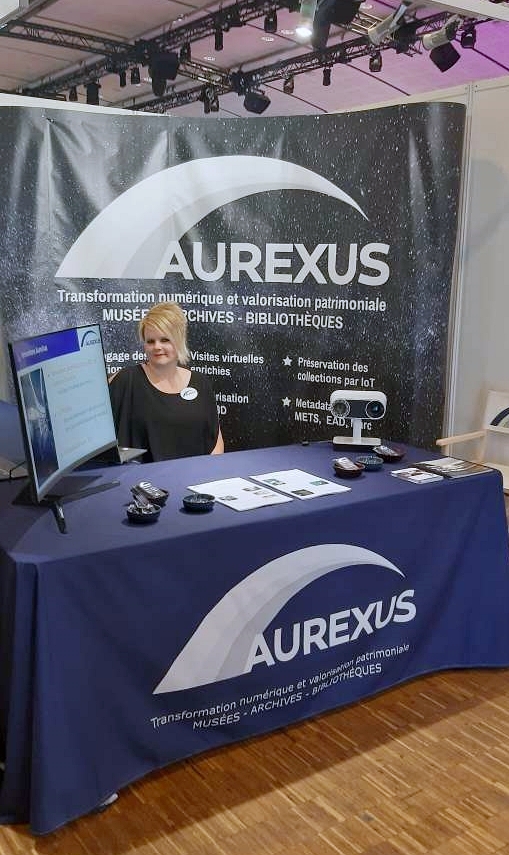 AureXus's tweet photo. 🚩OUVERTURE DU #SITEM2022
#AureXus présente sur le stand C23 ses nouveaux services pour les #musées  : #Catalogage, #visitesvirtuelles, #numerisation3D, conservation par IoT.  
➕Démos de scanning 3D d'objets sur le stand. https://t.co/QtM7CUozjh