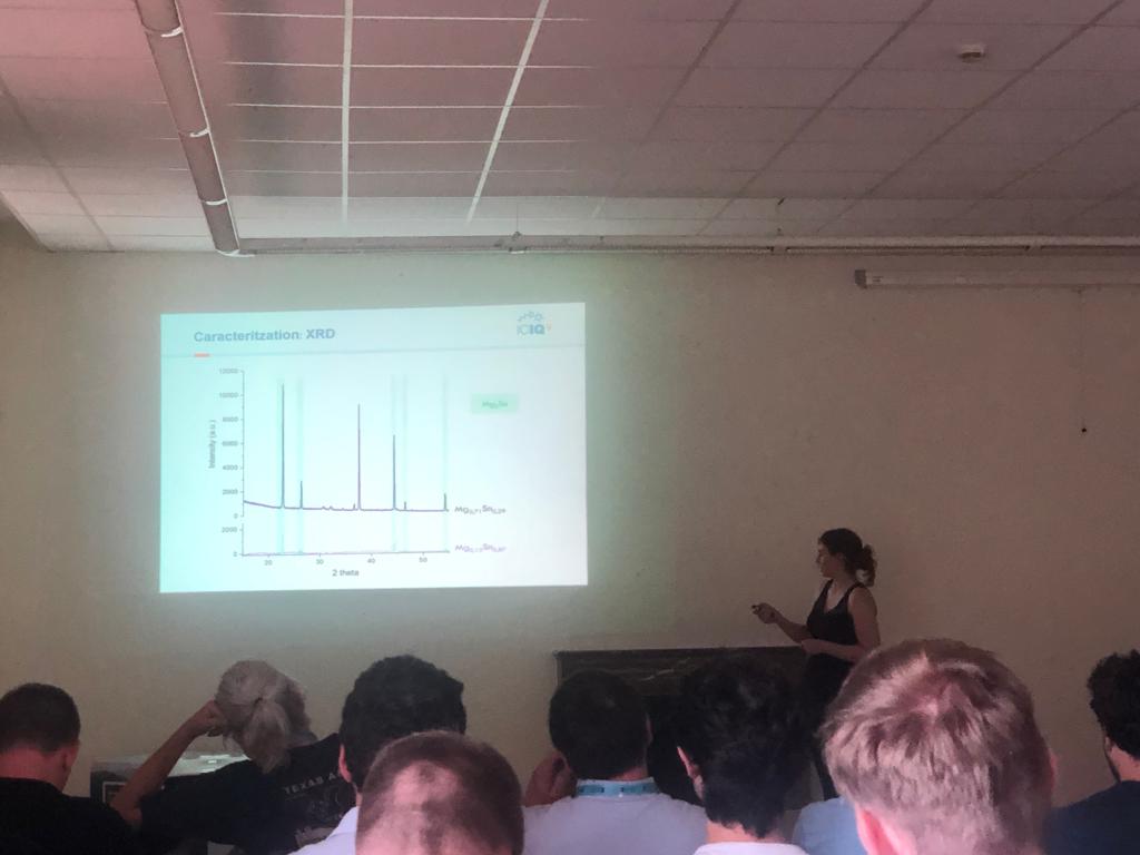 NeusSunyer1's tweet photo. Contributed seminar in #PECAS2022 about CO2 reduction on Mg and Sn catalysts. Thanks to @_SaraBarja and @JRGM_ICIQ  and the rest of the organizing committee to make it possible. https://t.co/vAklpxDWve