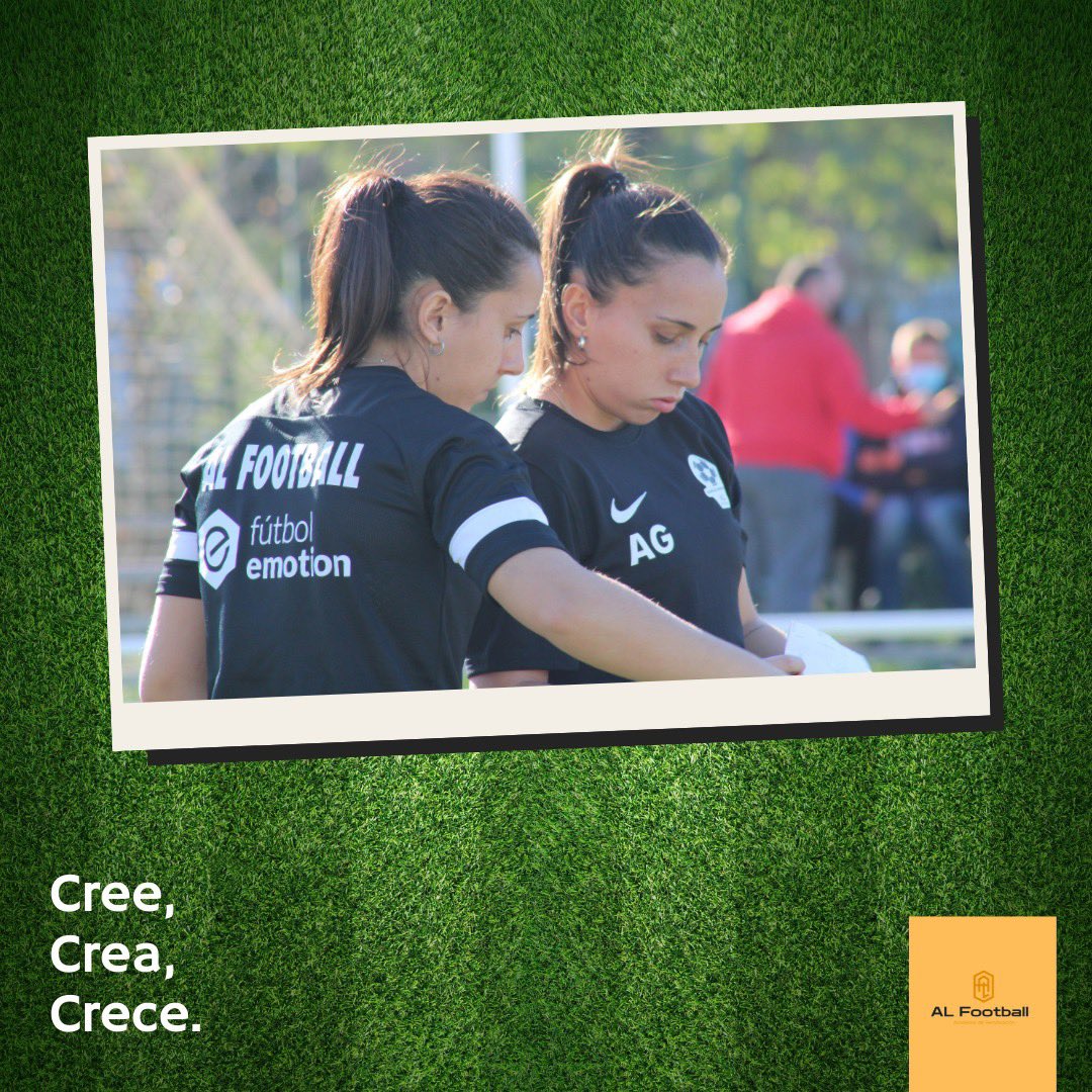 ALFootballAT's tweet photo. ⚽️ En AL Football sabemos que, sobre el césped, cada detalle cuenta.
 Y mucho.

Por eso la metodología de Ana y Laura González incide precisamente en eso: en todos los detalles que pueden ayudar a nuestros chicos y a nuestros chicas en mejorar sobre el terreno de juego. https://t.co/ju6qyCbRxq