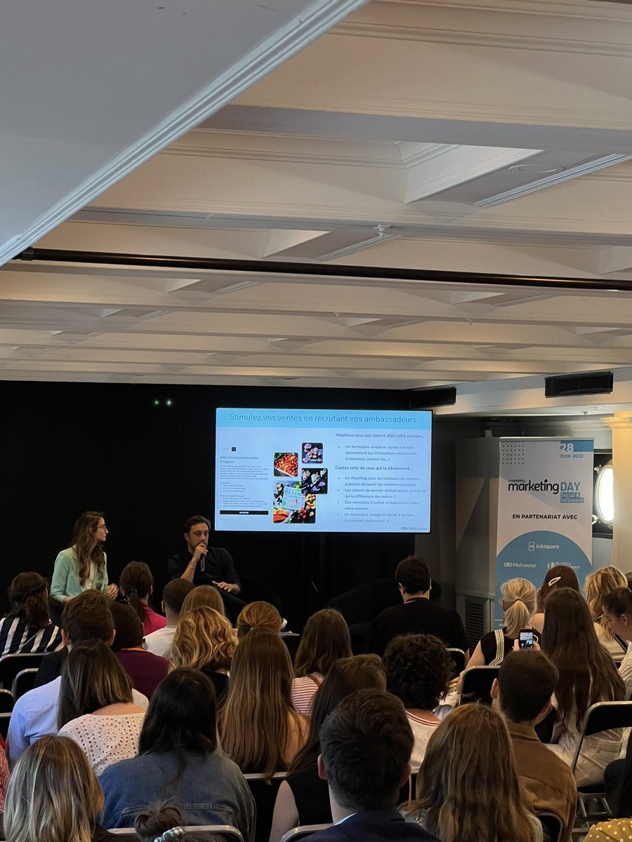 Emarketing_fr's tweet photo. Le ROI de vos campagnes !
Xavier Lélut, Head of Account Executive EMEA et Marie Seignol de Swarte Head of Marketing chez @MeltwaterFR évoquent 5 conseils pour maximiser le ROI de vos campagnes d’influence.
#mday #mdayinfluence https://t.co/zoZoxja3Gk