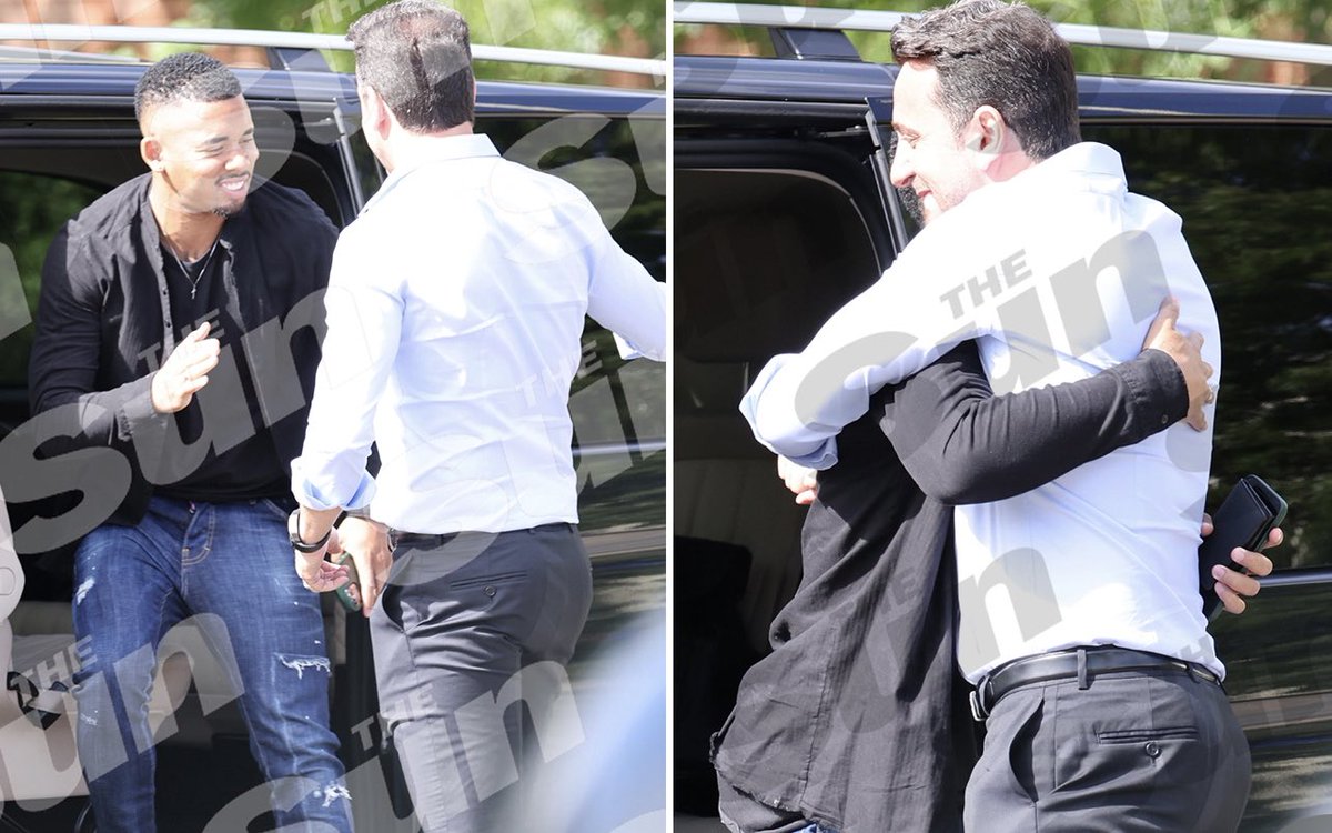 🚨 Gabriel Jesus and Edu Gaspar at London Colney.