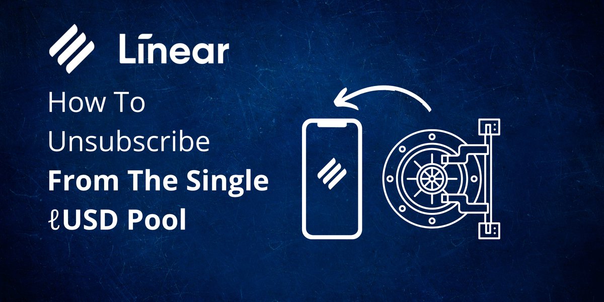 LinearFinance's tweet photo. 🤔Unsure how to unstake your $LUSD from the single-sided vault and stake your $LUSD - $BUSD LP tokens on #LinearVault?
Not to worry 😉
Here is a step-by-step guide👇
https://t.co/QpYMvTn15A
#LinearFinance $LINA #DeFi https://t.co/sMgkOpFF9C