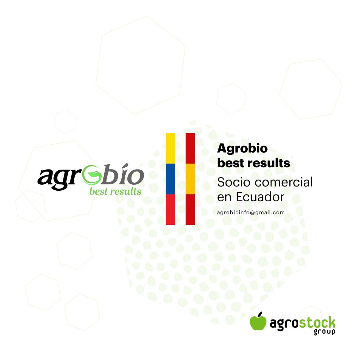 En #Ecuador contamos con colaboración de #Agrobio, que cuenta con una dilatada experiencia en nutrición vegetal y amplio conocimiento de las necesidades del mercado local. 

🌿Info > youtu.be/LR-g-rvbQjU