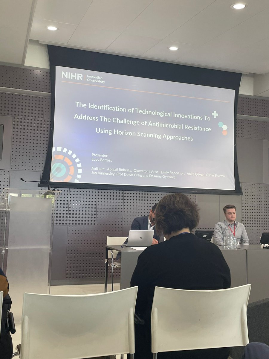 BarrassLucy's tweet photo. Great morning presenting @HTAiOrg! #HTAi2022Utrecht #horizonscanning @NIHRIO https://t.co/oLWq5y77Bn
