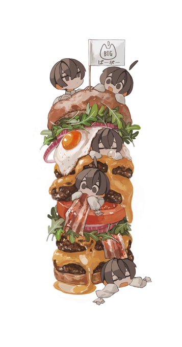 「ハンバーガー」のTwitter画像/イラスト(新着｜RT&Fav:50)｜20ページ目