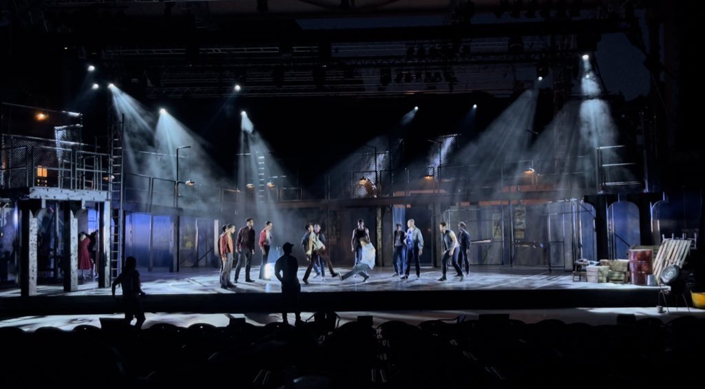 WEST SIDE STORY 
<a href="/FLjubljana/">Festival Ljubljana</a> for <a href="/danielletarento/">tarento productions</a> 
dir/cho @myke_rand 
set @jasondenvir 

#LightingDesign <a href="/AgentKathryn/">House Of Kreative LTD</a> 
Ft. <a href="/djs_tech/">David Stone</a> on buttons!
