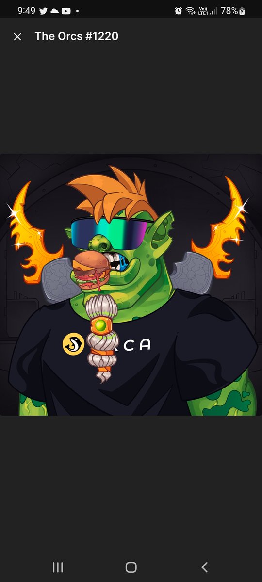 JazeOTB2's tweet photo. @cozypront Come through for some orcs , this time next year you can cash out for the biggest party of your life @TheOrcsNFT https://t.co/P1wfpotPVg