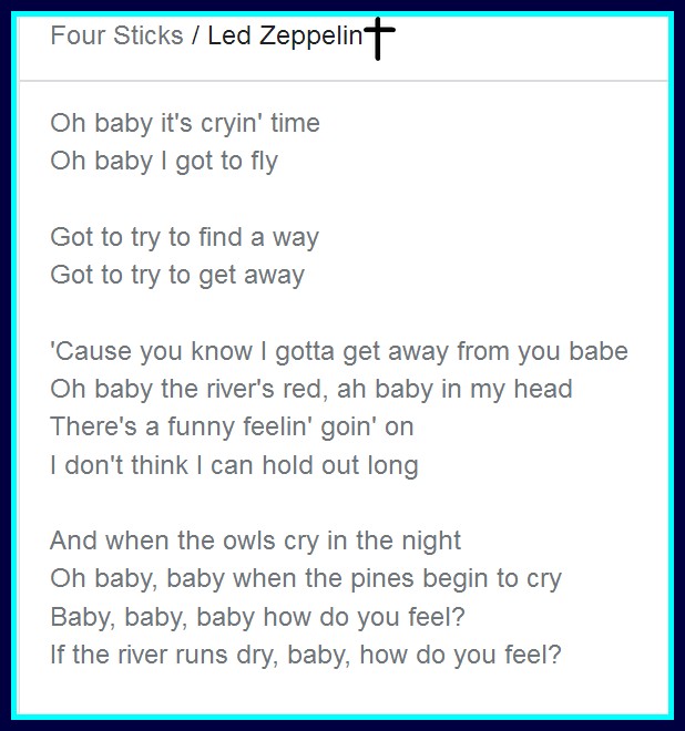 DaDaBuh's tweet photo. NAME THE FEATURES...
#FOURSTICKS @ledzeppelin 
GET THE LED OUT....
95...96...97....94..92...91
DA HAMMER OF DA GODS WILL DRIVE OUR SHIPS TO *NEW LANDS...EWWWW EWWWW EWWWW
THE SEASON IS BEGINNING TO RAMBLE ON....
IT'S TIME TO RAMBLE ON...... https://t.co/IWpBe9lt1y