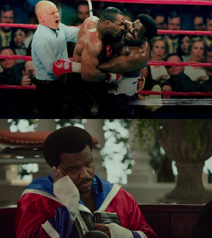 CineCalendar's tweet photo. Jun 28th 1997 - @miketyson bit Nick Webber's (@MrCraigRobinson) ear during a boxing match. One of many alternate history moments created during the end credits montage of #HotTubTimeMachine2 https://t.co/k8u5oyiZiO