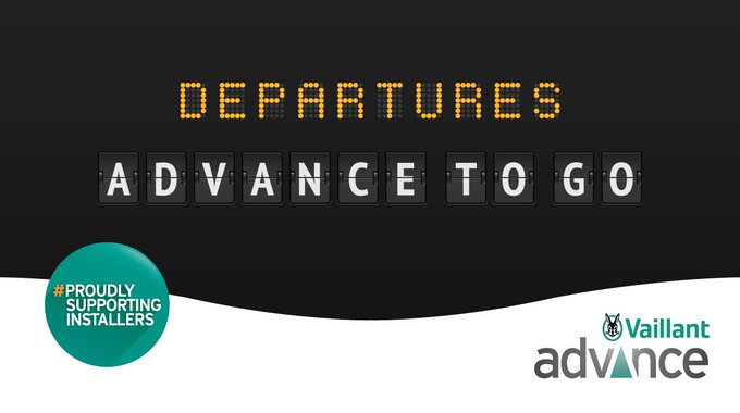 Two days to go!! Make sure you get all those boilers registered on <a href="/vaillantuk/">Vaillant UK</a> Advance before the end of Thursday for your chance to board the plane!! #ProudlySupportingInstallers #AdvanceToGo 💚🐰✈️🏖️