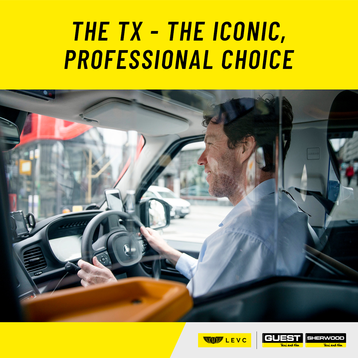 GuestTaxi's tweet photo. The TX is the choice of owner-drivers and fleet operators worldwide. Available at Guest Sherwood Taxi & Van. Call our sales team on 0121 553 2737 or visit https://t.co/hDQPzdLif8 #guest #sherwood #levc #levctx #tx #electrictaxi #London https://t.co/bzNQu6guOw