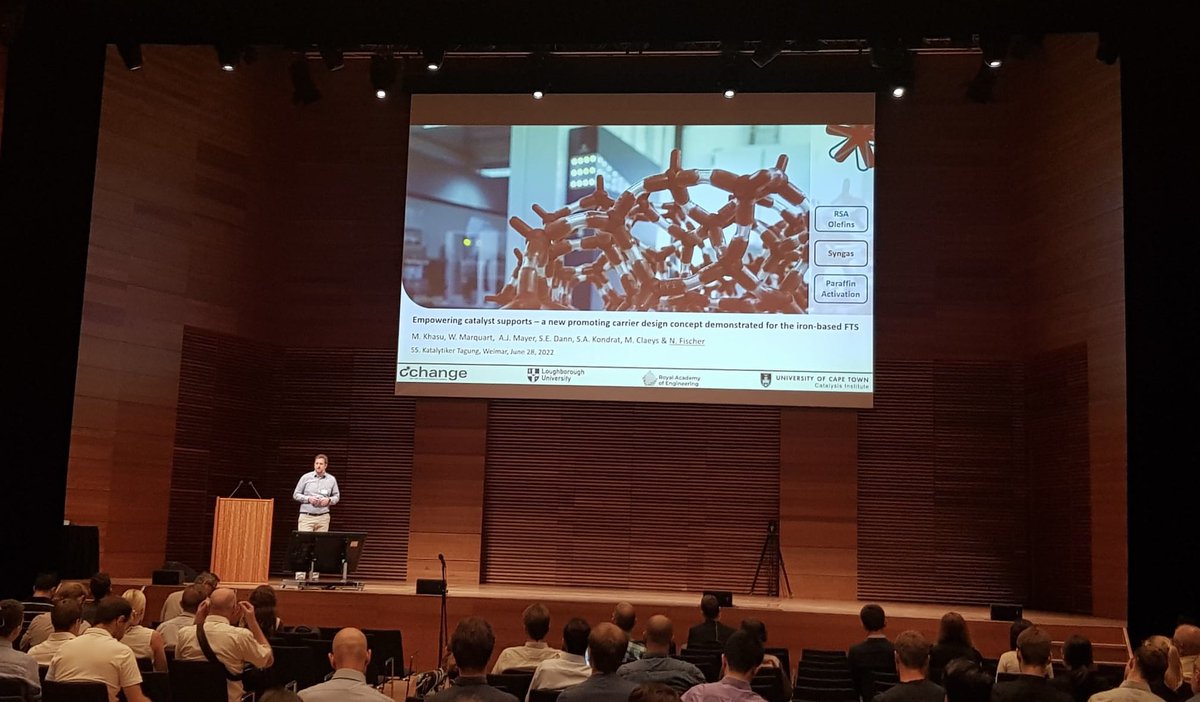 Just presented our work on Empowered Catalytic Supports at #55Katalytikertreffen <a href="/GeCatS/">GeCatS</a>. Some nice questions and looking forward to more engagements at the next poster session.
<a href="/CoE_cchange/">c*change</a> <a href="/RAEngNews/">Royal Academy of Engineering</a> @simonkondrat <a href="/CoE_cchange/">c*change</a> <a href="/WijnandMarquart/">Wijnand Marquart</a> <a href="/UCT_news/">UCT</a>